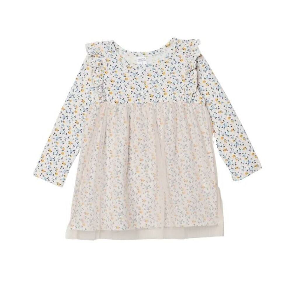 Harper Canyon Baby Girl Ballet Dress in Ivory Egret Reena Floral 18 Months‎